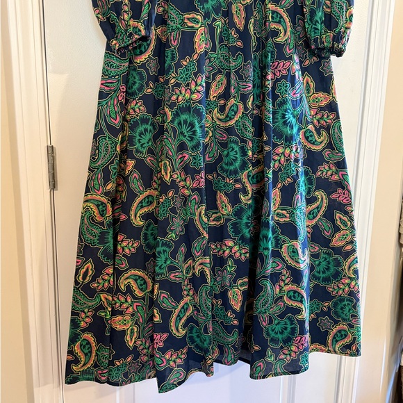 BODEN Women's Amelia Maxi V-neck Dress + Belt, Size UK 12, US 8 - Picture 5 of 15